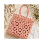 Tote Corallo Crochet - Pink Coral