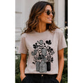 TShirt - Vase B&W - Taupe