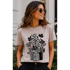 TShirt - Vase B&W - Taupe