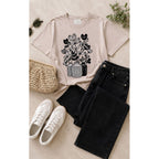 TShirt - Vase B&W - Taupe