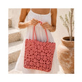 Tote Corallo Crochet - Pink Rose