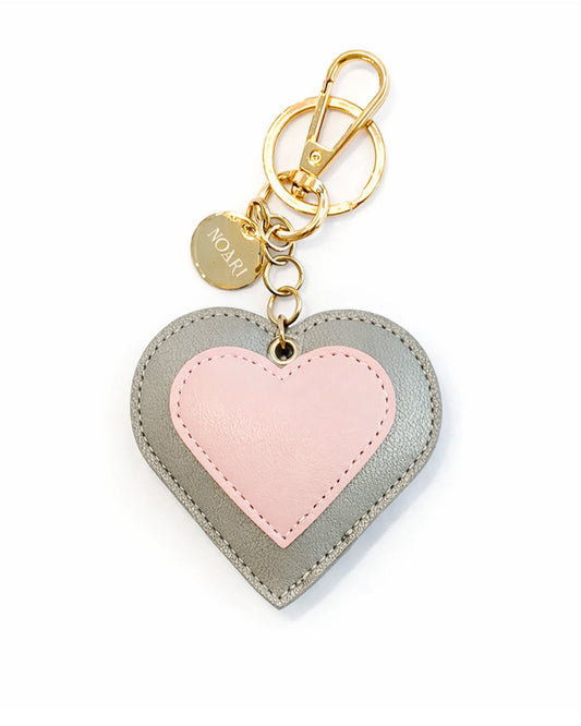 Heart Keychain Gold