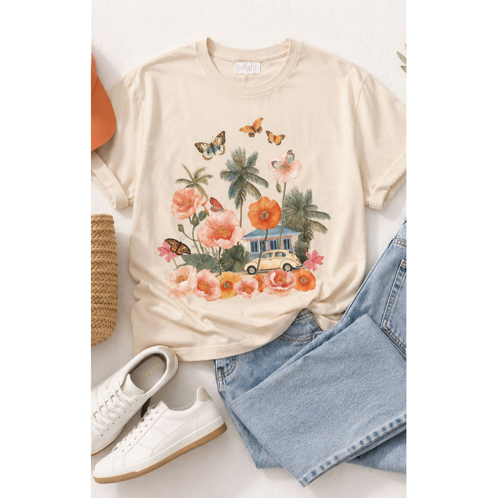 TShirt - Beach House - Cream