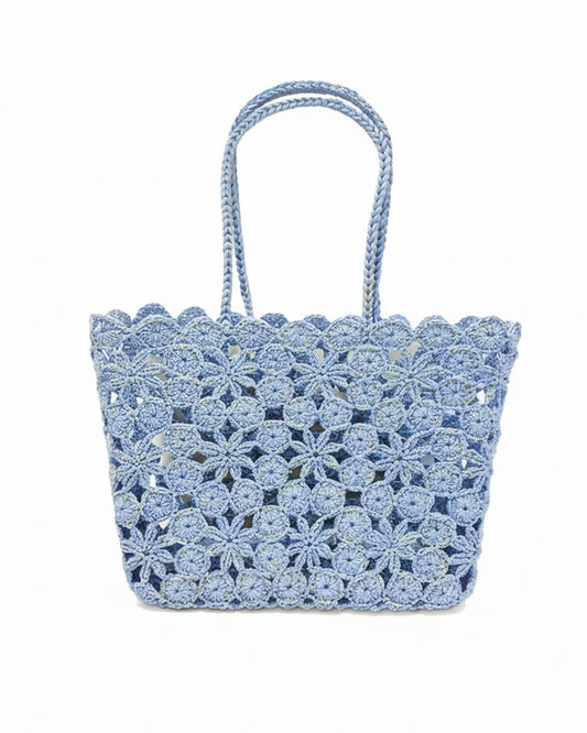 Crochet Tote Corallo - Lilac Amoura