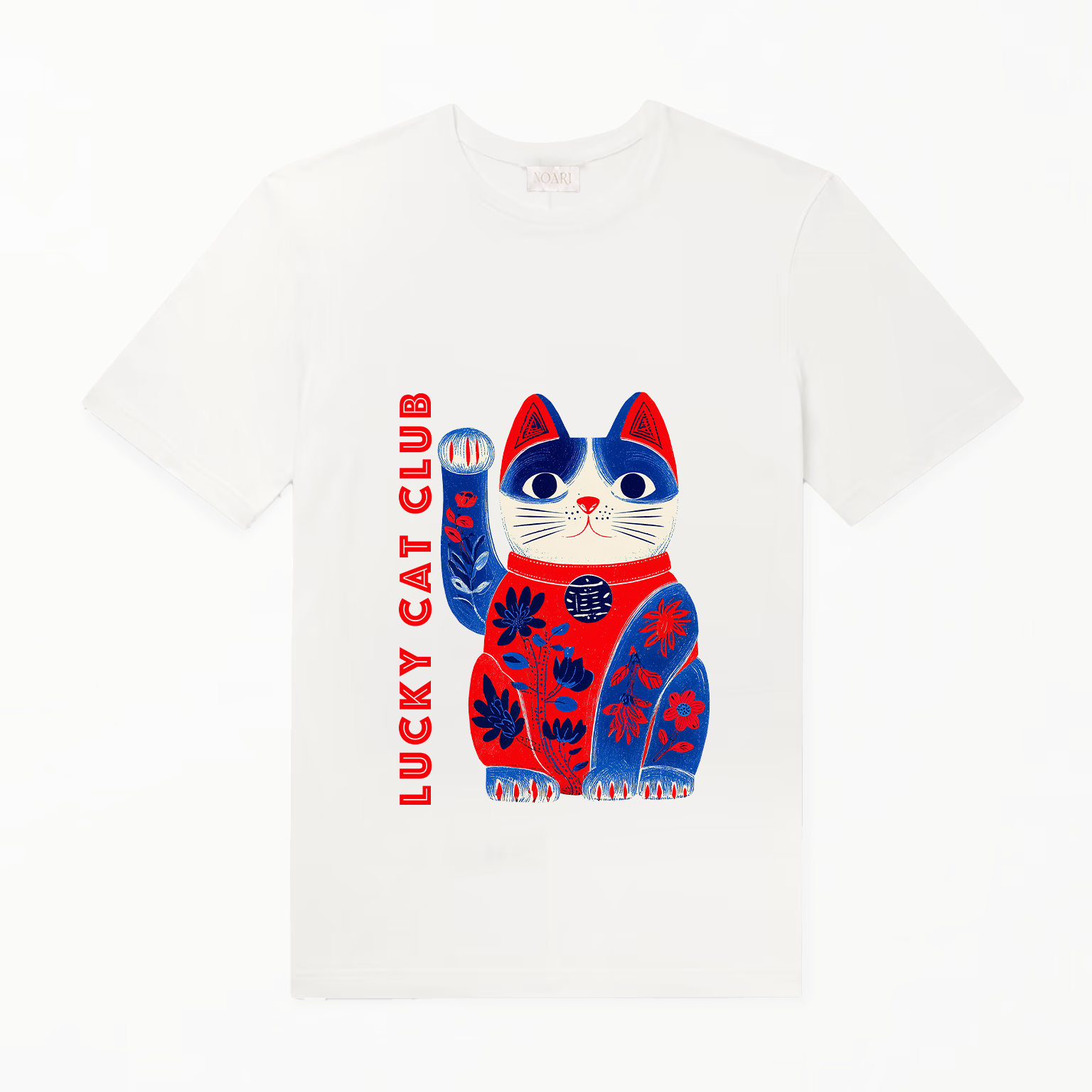 TShirt - Lucky Cat Club - White