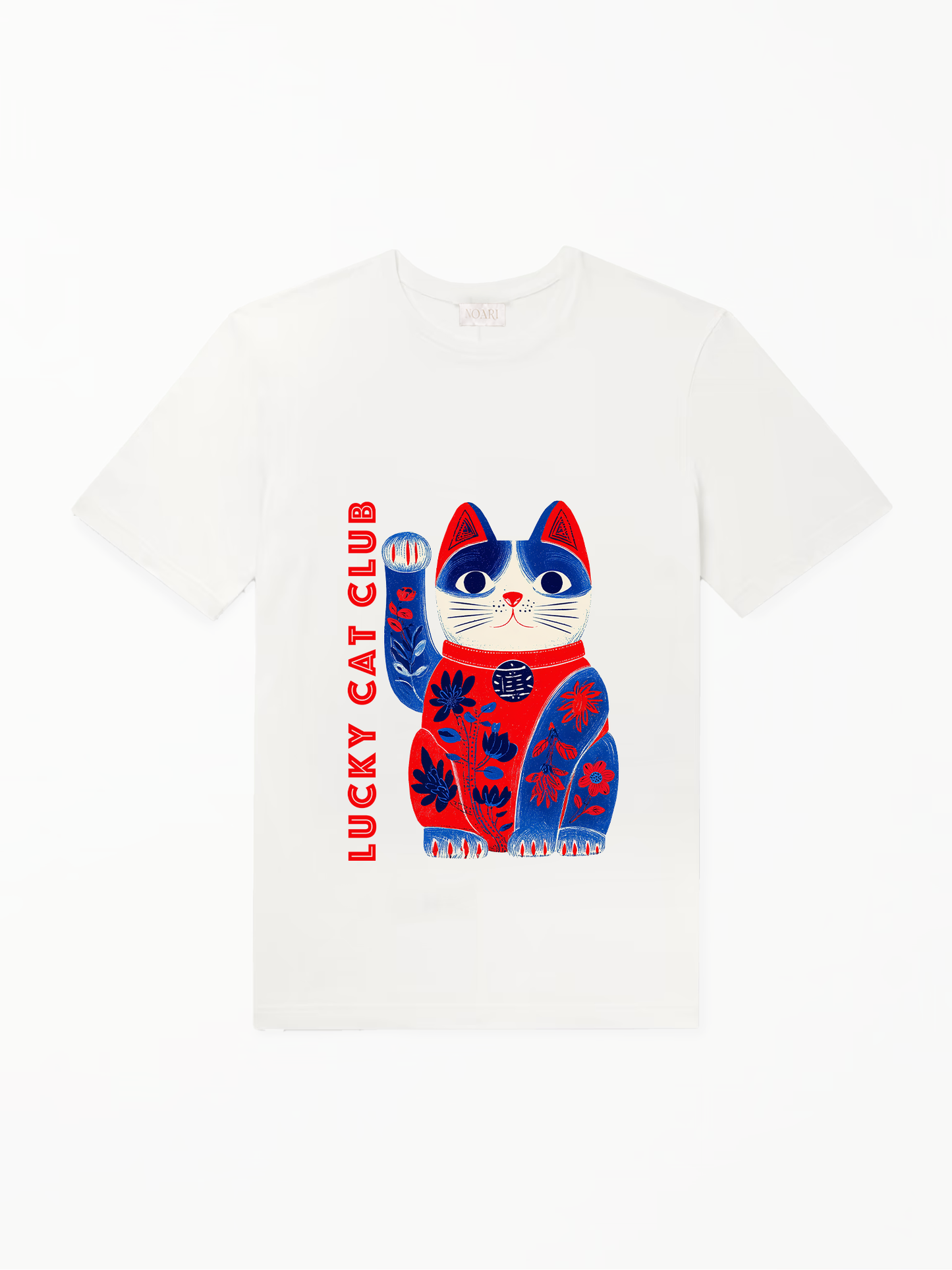 Lucky Cat Club Tshirt - White