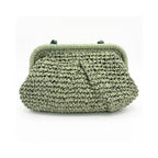 Clutch Elody Straw - Matcha