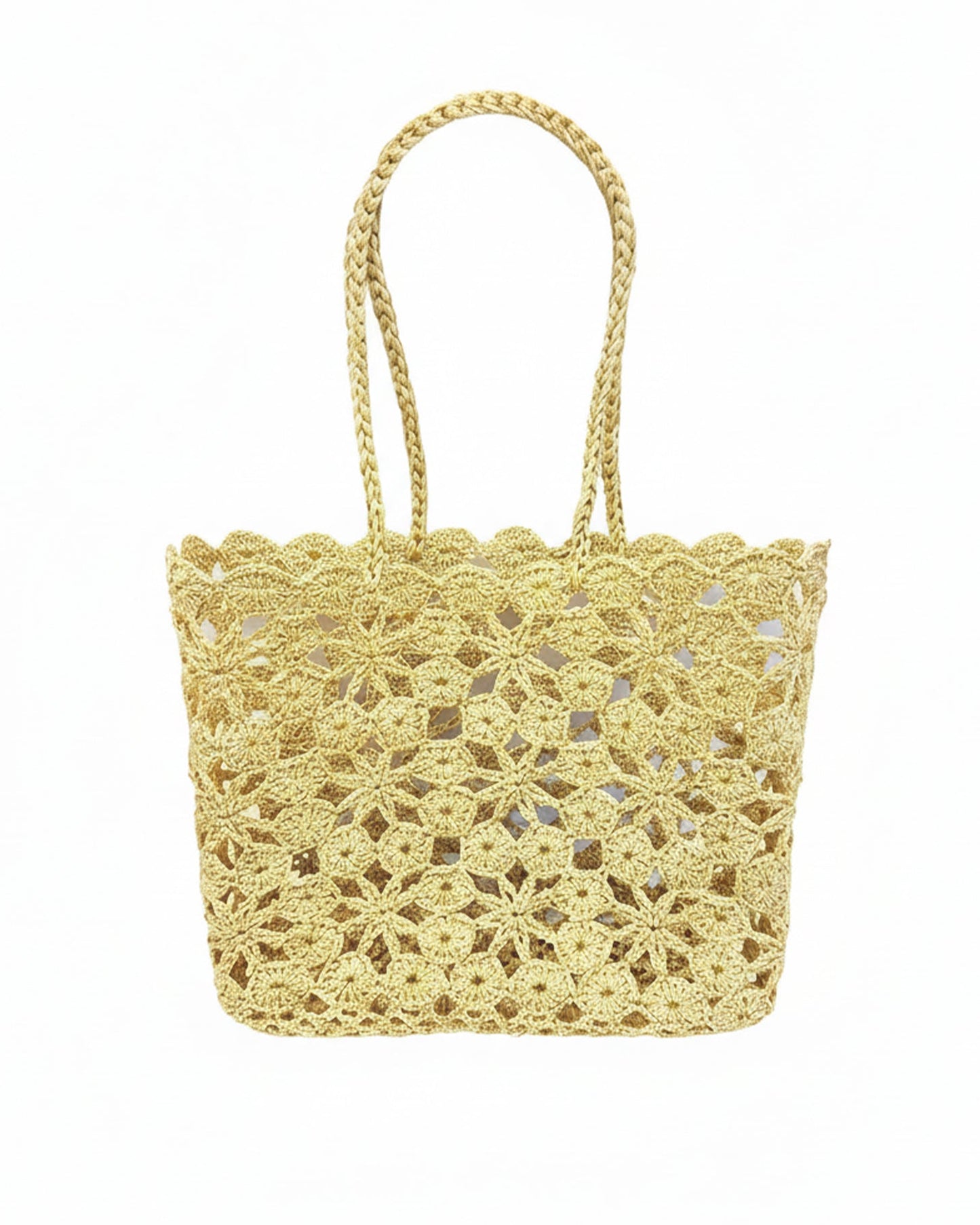 Crochet Tote Corallo - Natural Sand