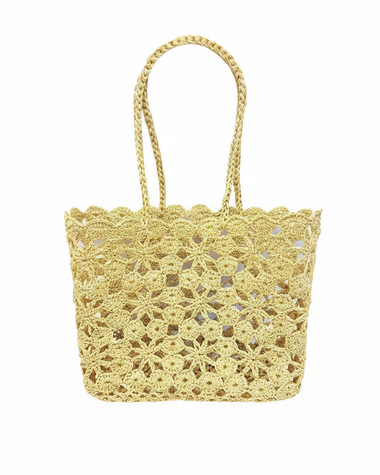 Crochet Tote Corallo - Natural Sand