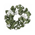 Silk Scrunchie - Olive Grove