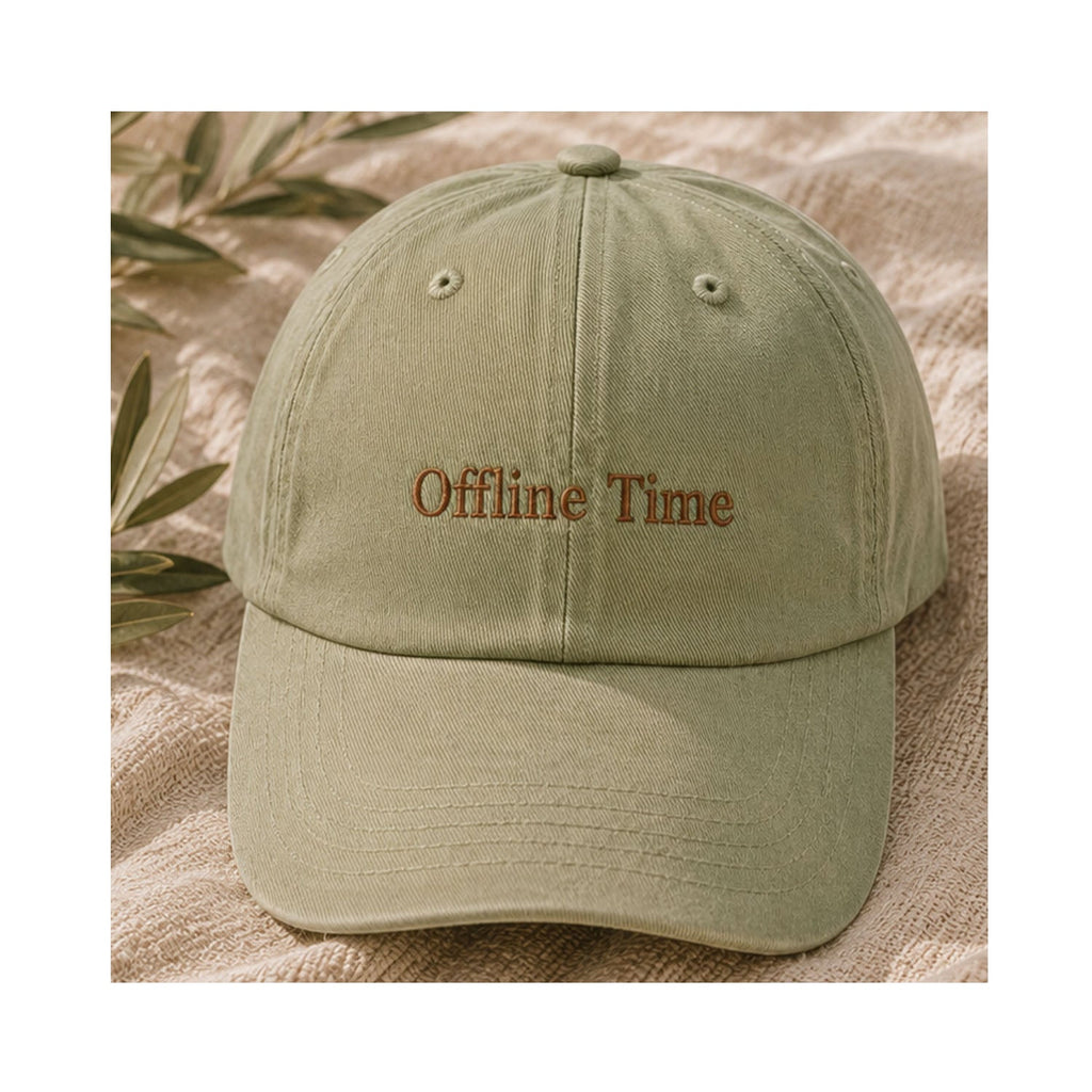 Cap - Offline Time - Khaki
