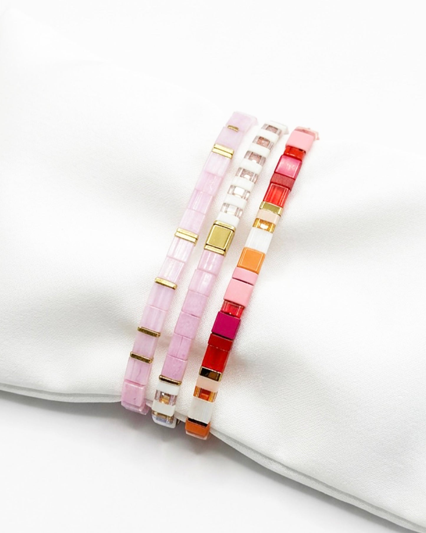 Tila Bracelet Stack - Rose