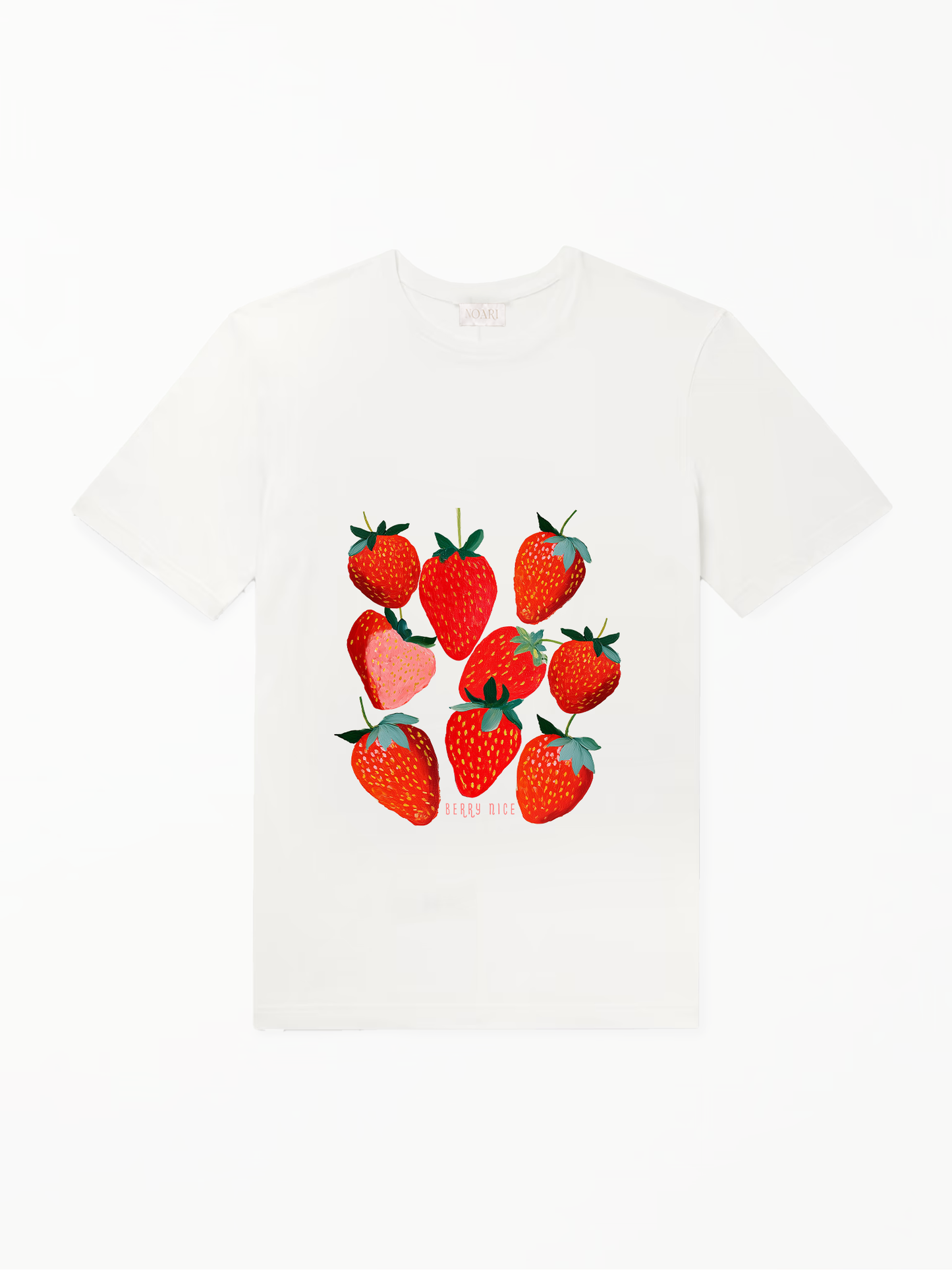 Strawberries Berry Cute Tshirt - White