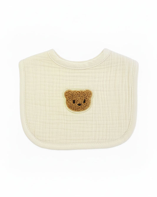 Teddy Bib - Beige
