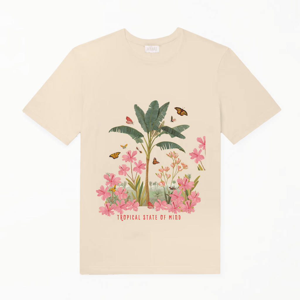 TShirt - Tropical State of Mind - Cream