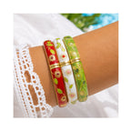 Bangle Enamel - Vine White